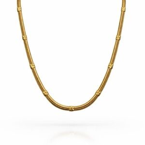 3mm | Gold | Starbust Herringbone Link Chain